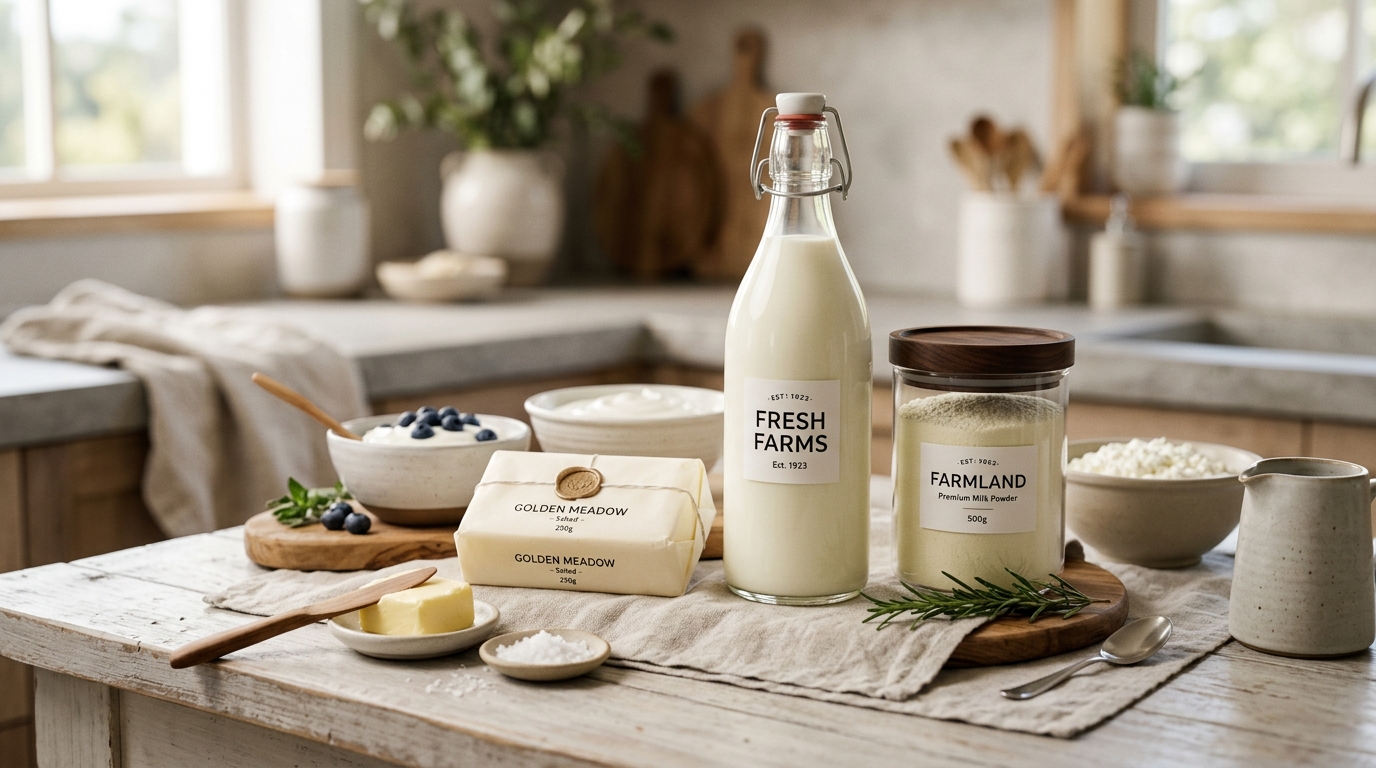 Premium dairy and milk products